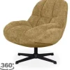 Label51 Draaifauteuil Brass WX-67.009 Huxley