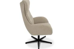 Clearance Draaifauteuil met hocker Naturel CH-73.051 Malmo
