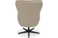 Clearance Draaifauteuil met hocker Naturel CH-73.051 Malmo