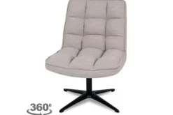 Best Draaifauteuil Naturel WU-65.003 Vince