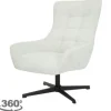 Livingfurn Ronde Fauteuils|Draaifauteuils^Draaifauteuil Pearl Naomi