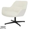 Livingfurn Ronde Fauteuils|Draaifauteuils^Draaifauteuil Sand Daphne