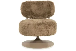 By-Boo Draaifauteuils^Draaifauteuil Taupe 250356 Furlo