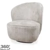 MySons Draaifauteuils^Draaifauteuil Taupe Avi