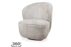 MySons Draaifauteuils^Draaifauteuil Taupe Avi