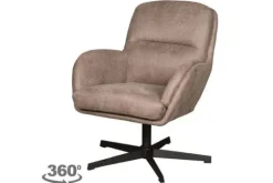 Hot Label51 Draaifauteuil Taupe CH-73.014 Moss