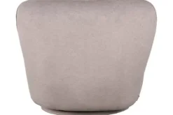 Draaifauteuils|Ronde Fauteuils^Draaifauteuil Taupe FU-88.013 Bunny