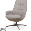 Draaifauteuils^Draaifauteuil Taupe WX-67.018 Winston