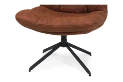Outlet Singer Draaistoel cognac Tygo