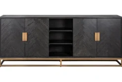 Outlet Richmond Interiors Dressoir 210693 Blackbone Brass