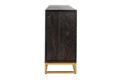 Richmond Interiors Dressoirs^Dressoir 210232 Blackbone goud