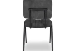 Olijk Eetkamerstoelen^Eetkamerstoel - Antraciet Frenkie