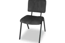 Olijk Eetkamerstoelen^Eetkamerstoel - Antraciet Frenkie