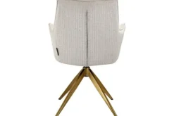 Sale Richmond Interiors Eetkamerstoel 212405 Beige Chenille Dakota