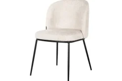 Discount Richmond Interiors Eetkamerstoel 212339 Beige Chenille Elvi