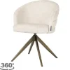 Outlet Richmond Interiors Eetkamerstoel 212411 Beige Chenille Zendaya
