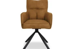 Wowen Eetkamerstoelen^Eetkamerstoel - cowboy 215 cognac Lorena