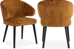 Online Richmond Interiors Eetkamerstoel 212795 Gold Triangle Indigo