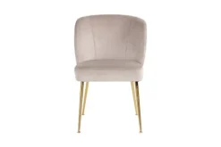 Richmond Interiors Eetkamerstoelen^Eetkamerstoel 210599 Khaki Velvet Cannon