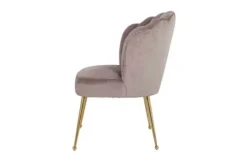 Richmond Interiors Eetkamerstoelen^Eetkamerstoel 210178 Khaki Velvet Pippa