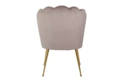 Richmond Interiors Eetkamerstoelen^Eetkamerstoel 210178 Khaki Velvet Pippa