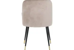 Richmond Interiors Eetkamerstoelen^Eetkamerstoel 210854 Khaki Velvet Alicia