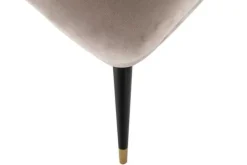 Richmond Interiors Eetkamerstoelen^Eetkamerstoel 210854 Khaki Velvet Alicia