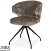 Richmond Interiors Eetkamerstoelen^Eetkamerstoel 212552 Stone Chenille Milly