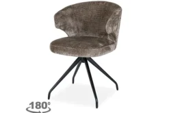 Richmond Interiors Eetkamerstoelen^Eetkamerstoel 212552 Stone Chenille Milly