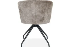 Richmond Interiors Eetkamerstoelen^Eetkamerstoel 212552 Stone Chenille Milly
