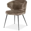 Sale Richmond Interiors Eetkamerstoel 212570 Stone Chenille Xandra