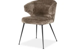 Sale Richmond Interiors Eetkamerstoel 212570 Stone Chenille Xandra