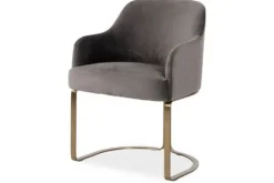 Richmond Interiors Eetkamerstoelen^Eetkamerstoel 210457 Stone Velvet Hadley