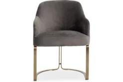 Richmond Interiors Eetkamerstoelen^Eetkamerstoel 210457 Stone Velvet Hadley