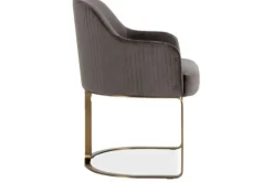 Richmond Interiors Eetkamerstoelen^Eetkamerstoel 210457 Stone Velvet Hadley