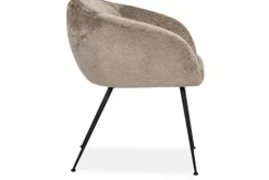 Richmond Interiors Eetkamerstoelen^Eetkamerstoel 211912 Taupe Chenille Ruby