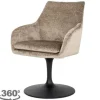 Hot Richmond Interiors Eetkamerstoel 211952 Taupe Chenille Marlon