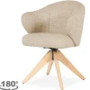 Eleonora Meubelen Eetkamerstoelen^Eetkamerstoel 96345 taupe Connor