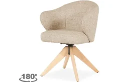 Eleonora Meubelen Eetkamerstoelen^Eetkamerstoel 96345 taupe Connor