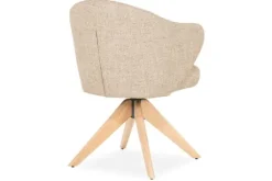 Eleonora Meubelen Eetkamerstoelen^Eetkamerstoel 96345 taupe Connor