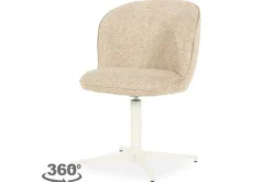 Eleonora Meubelen Eetkamerstoelen^Eetkamerstoel 96327 taupe Molly