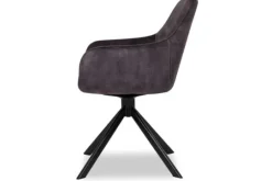 Silla Comer Eetkamerstoelen^Eetkamerstoel - Velvet Graphite Salma