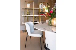 Hot Richmond Interiors Eetkamerstoel 210624 White Bouclé Darby