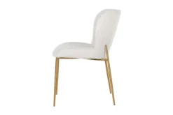 Hot Richmond Interiors Eetkamerstoel 210623 White Bouclé Odessa
