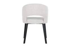 Discount Richmond Interiors Eetkamerstoel 211066 White Bouclé Savoy