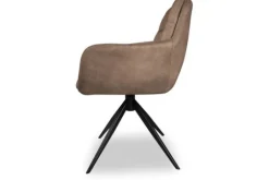 Olijk Eetkamerstoelen^Eetkamerstoel - Zorro Taupe Jeske