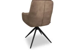 Olijk Eetkamerstoelen^Eetkamerstoel - Zorro Taupe Jeske