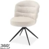 Online Tower Living Eetkamerstoel Almond White Carro