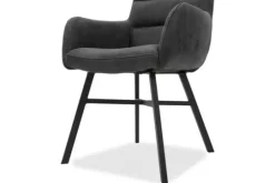 Outlet Olijk Eetkamerstoel Anthracite Ravion