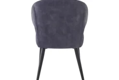 Outlet Livingfurn Eetkamerstoel Anthracite Velvet Donna